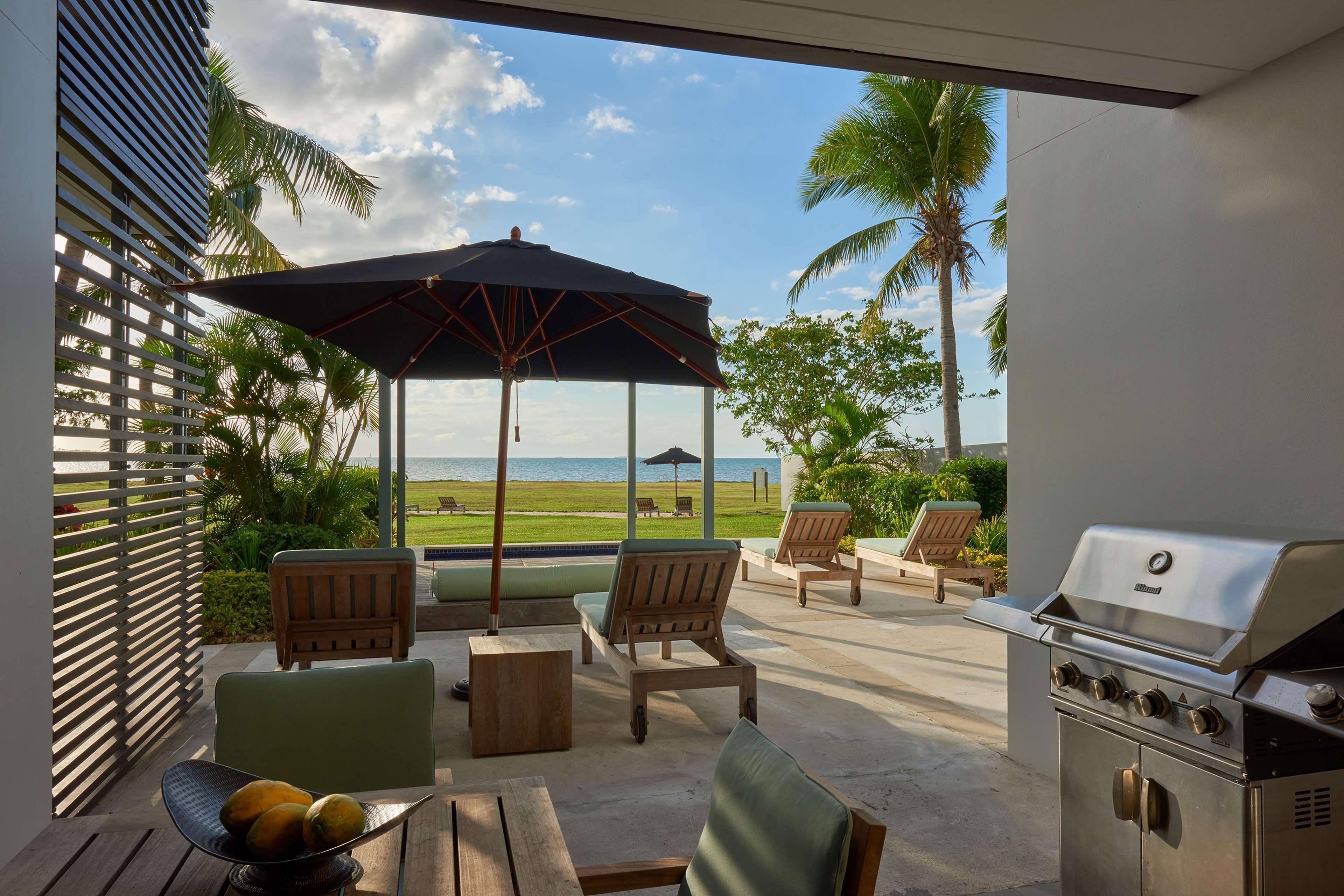 Hilton Fiji Beach Resort And Spa Denarau Island Exterior photo A view of the beach from a private villa at the Ritz-Carlton, Laguna Beach