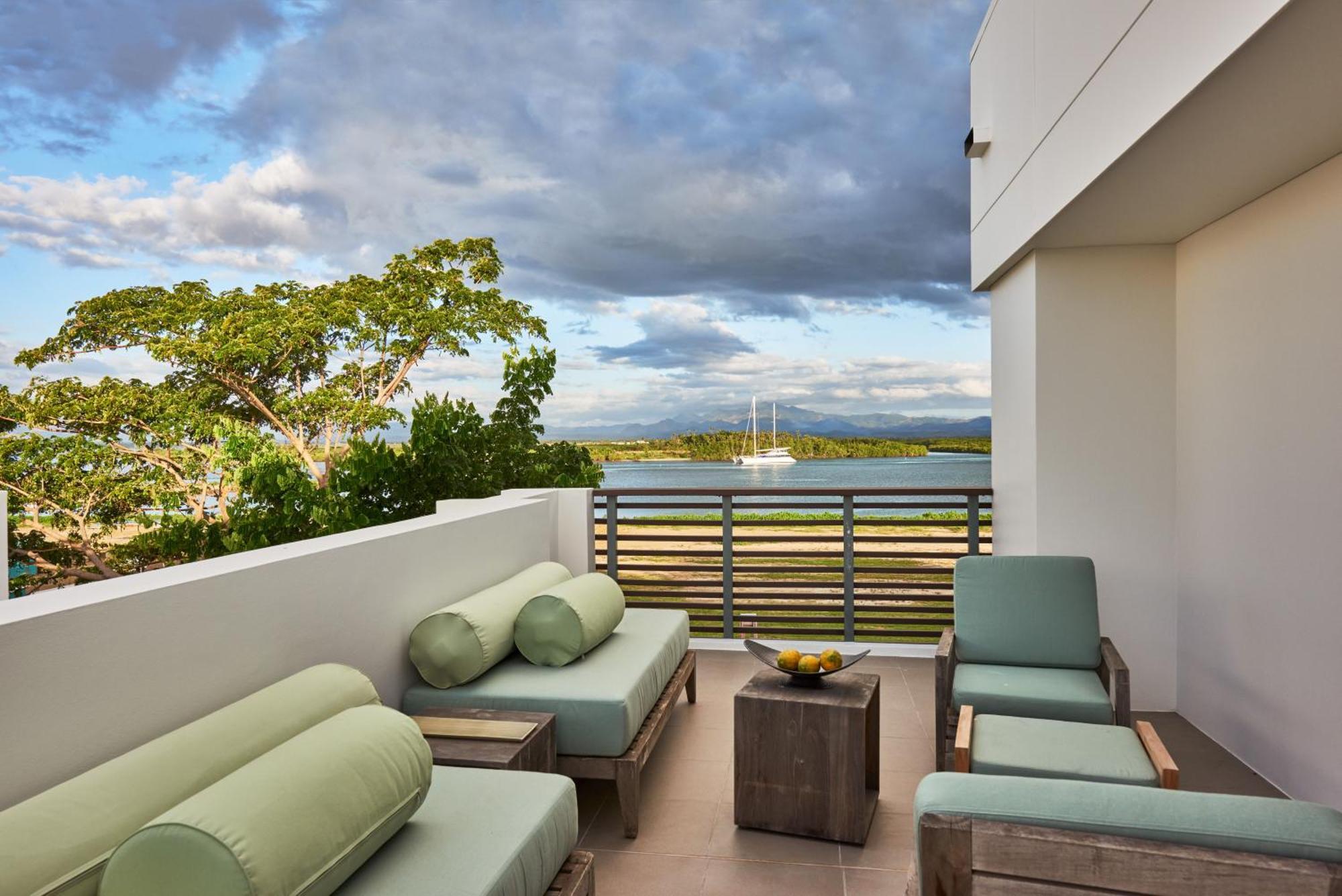 Hilton Fiji Beach Resort And Spa Denarau Island Exterior photo View from a private balcony at the Ritz-Carlton, San Juan